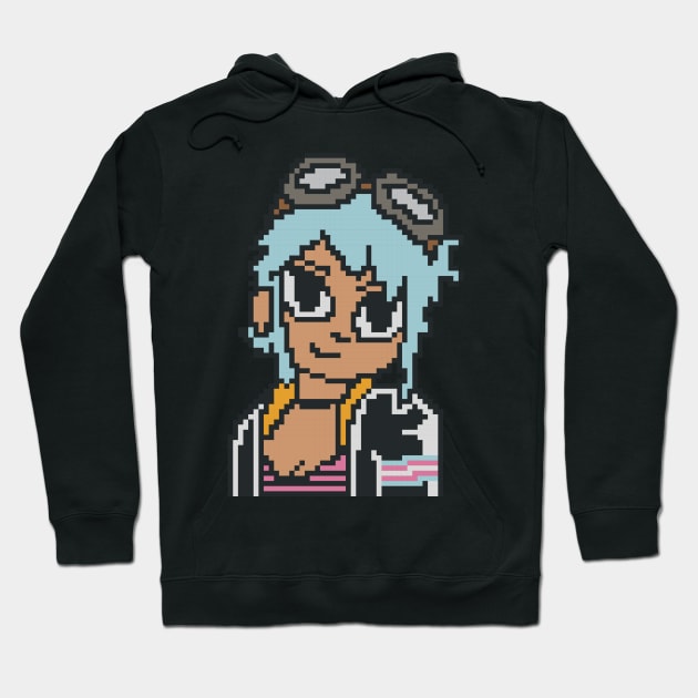 ramona flowers pixel Hoodie by RGomez